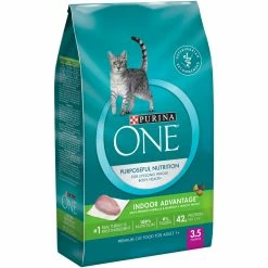 Outlet ❤️ Purina One Hairball And Weight Management Formula Cat Food, 3.5 Lb. ????