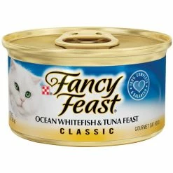 Coupon ???? Fancy Feast Classic Ocean Whitefish & Tuna Feast Cat Food, 3 Oz. ????