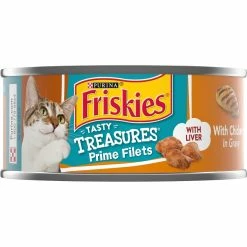 Best deal 🎁 Friskies Tasty Treasures Chicken Cat Food In Gravy 5.5 Oz. 😉