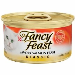 Deals ⌛ Fancy Feast Classic Savory Salmon Feast Cat Food 3 Oz. ????