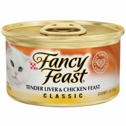 Top 10 ???? Fancy Feast Classic Tender Liver & Chicken Feast Cat Food, 3 Oz. ????