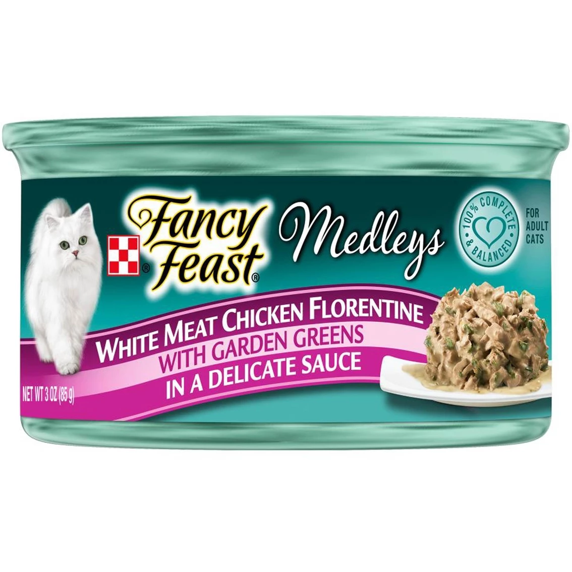 Outlet ✔️ Fancy Feast Medleys White Meat Chicken With Garden Greens In Sauce Cat Food, 3 Oz. ⌛ 1 Outlet ✔️ Fancy Feast Medleys White Meat Chicken With Garden Greens In Sauce Cat Food, 3 Oz. ⌛