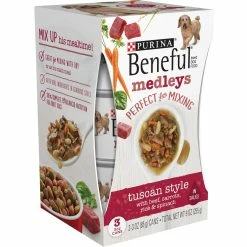 Outlet ✔️ Purina Beneful Prepared Meals Tuscan Style Medleys 🦮 Dog Food, 9 Oz. 🧨
