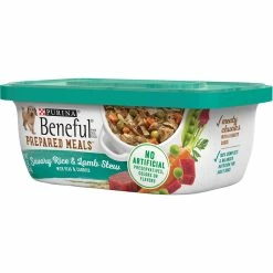 Hot Sale ❤️ Purina Beneful Prepared Meals Savory Rice And Lamb Stew 🦮 Dog Food 🎉
