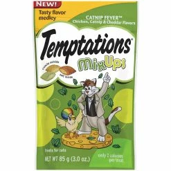New ???? Whiskas Temptations Catnip Fever MixUps Cat Treats 3 Oz. ????