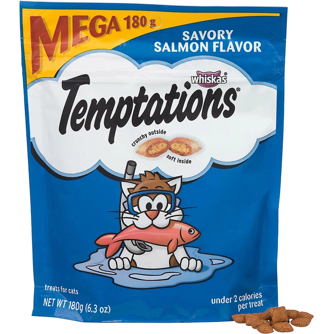 Hot Sale ???? Whiskas Temptations Savory Salmon Cat Treats 6.3 Oz. ???? 1 Hot Sale ???? Whiskas Temptations Savory Salmon Cat Treats 6.3 Oz. ????