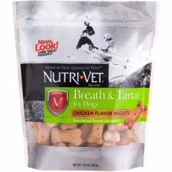 Outlet ???? Nutri-Vet Breath And Tartar Control ???? Dog Biscuits ✔️