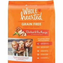 Top 10 ⌛ WholeHearted Grain Free All Life Stages Chicken And Pea Dry ???? Dog Food, 25 Lb. ❤️