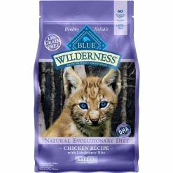 Brand new ⭐ Blue Buffalo Blue Wilderness Chicken Recipe For Kittens, 5.1 Lb. 🎉