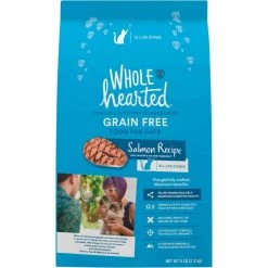 Cheapest ???? WholeHearted Grain Free All Life Stages Salmon Formula Dry Cat Food ????