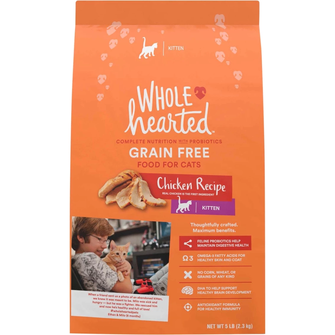 Cheap ⭐ WholeHearted Grain Free Chicken Formula Dry Kitten Food ???? 1 Cheap ⭐ WholeHearted Grain Free Chicken Formula Dry Kitten Food ????