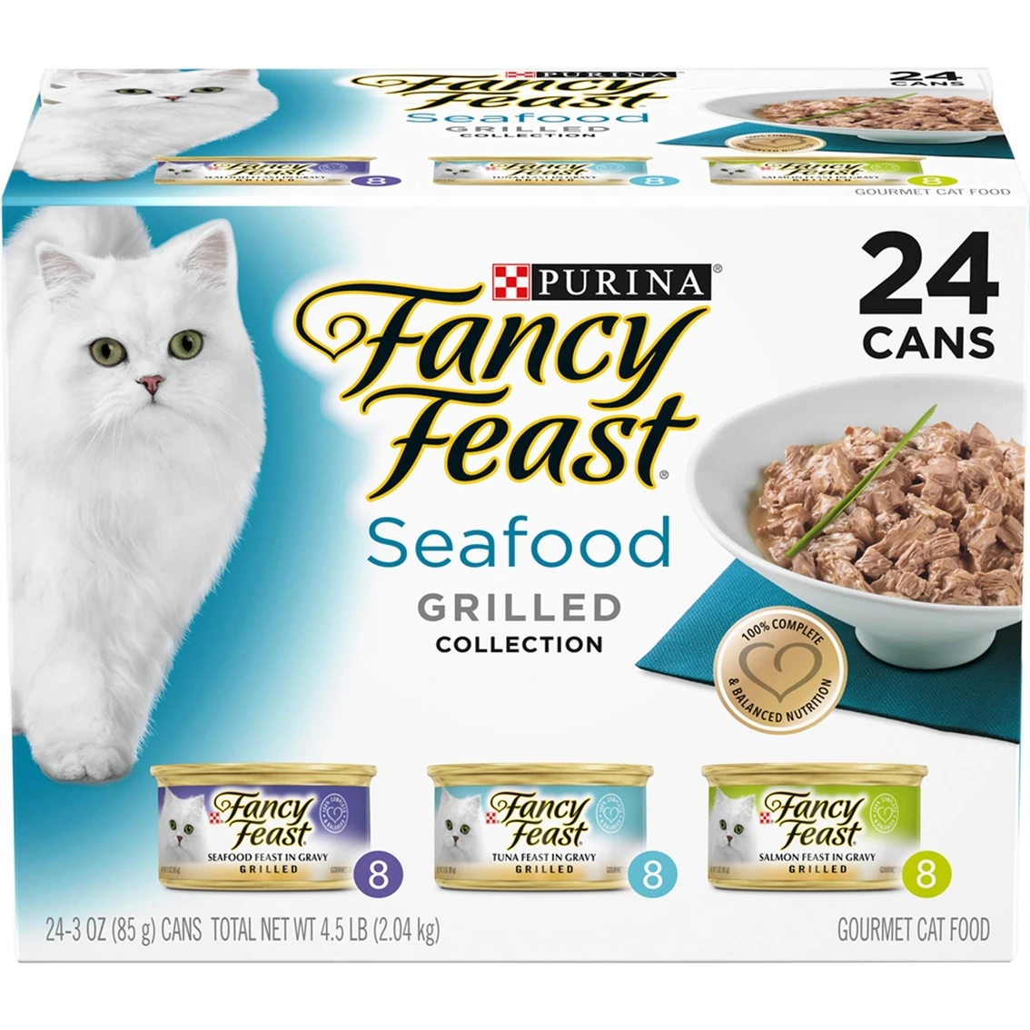 Hot Sale ⌛ Fancy Feast Seafood Grilled Collection Wet Cat Food Variety Pack ???? 1 Hot Sale ⌛ Fancy Feast Seafood Grilled Collection Wet Cat Food Variety Pack ????