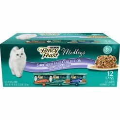 Best deal 💯 Fancy Feast Medleys Shredded Fare Collection Adult Wet Cat Food Variety Pack 🎁