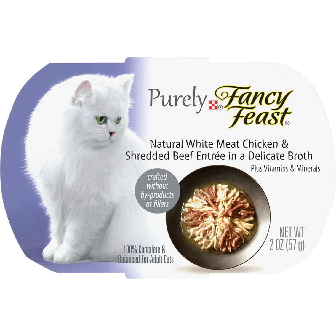 New ✨ Purina Fancy Feast Purely Natural White Meat Chicken Beef Entree Adult Wet Cat Food ???? 1 New ✨ Purina Fancy Feast Purely Natural White Meat Chicken Beef Entree Adult Wet Cat Food ????