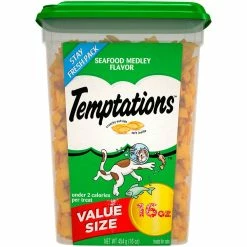 New ???? Whiskas Tasty Temptations Chicken Flavor Cat Food 16 Oz. ✨