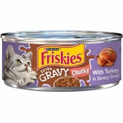 Brand new ???? Friskies Gravy Chunky With Turkey In Savory Gravy Wet Cat Food ????