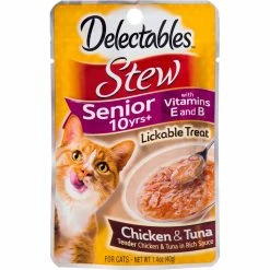 Cheap ???? Hartz Delectables Lickable Treat Chicken And Tuna Stew ????