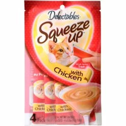 Coupon ✔️ Hartz Delectables Squeeze Ups Chicken Lickable Cat Treat ⭐