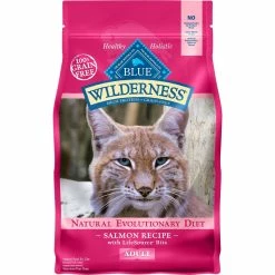 Deals 👍 Blue Buffalo Blue Wilderness Salmon Recipe For Adult Cats, 5.1 Lb. ❤️