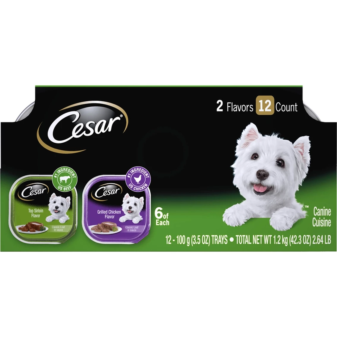 Top 10 ???? Cesar Beef & Poultry MLTPK 12CT ???? 1 Top 10 ???? Cesar Beef & Poultry MLTPK 12CT ????
