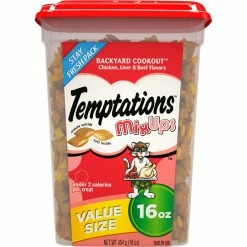 Hot Sale 👏 Whiskas Temptations Mix Ups Backyard Cookout Treats 16 Oz. 🧨