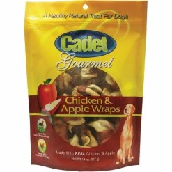 Hot Sale 🥰 Cadet Premium Gourmet Chicken And Apple Wraps Treats 14 Oz. 🛒