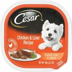 Best Pirce 🌟 Cesar Canine Cuisine Grilled Chicken Flavor 🐶 Dog Food 3.5 Oz. 🤩