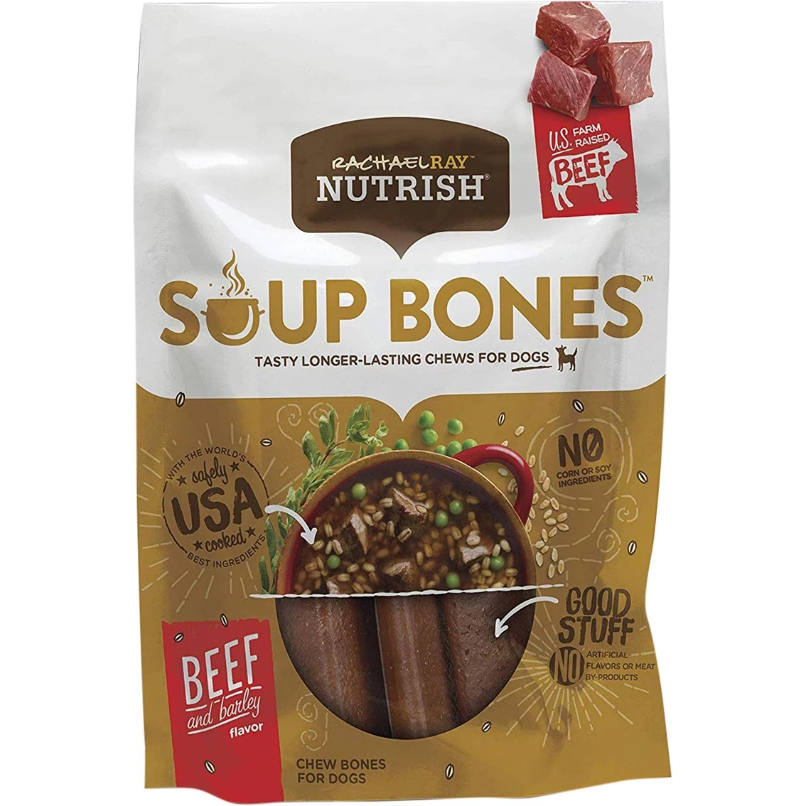 Buy ???? Rachael Ray Nutrish Soup Bones Beef And Barley Flavor Chews ???? Dog Treats 6.3 Oz. ???? 1 Buy ???? Rachael Ray Nutrish Soup Bones Beef And Barley Flavor Chews ???? Dog Treats 6.3 Oz. ????