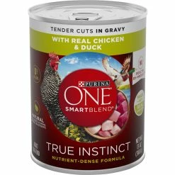Flash Sale ❤️ Purina One Smartblend True Instinct Tender Cuts Chicken And Duck ???? Dog Food 13 Oz. ????