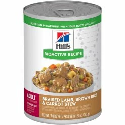 Deals ⭐ Hill's Bioactive Recipe Adult Braised Lamb, Brown Rice And Carrot Stew 🐶 Dog Food 💯