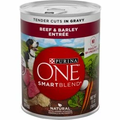 Flash Sale ???? Purina One Smartblend Beef And Barley Entree Canned Wet ???? Dog Food 13 Oz. ????