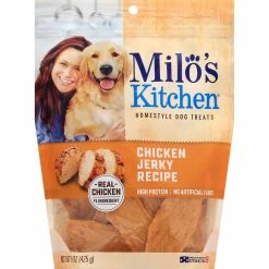 New 🧨 Milo’s Kitchen Milo's Kitchen Chicken Jerky Strip 🐶 Dog Treats 15 Oz. 🎉