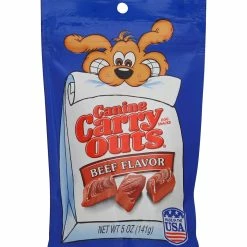 Best Sale 💯 Canine Carry Outs Beef 🐶 Dog Treats 5 Oz. ✔️