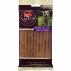 New ???? Hartz Natural Beefhide Twist Mini ???? Dog Chews 20 Pk. ????