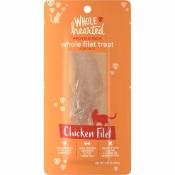 Cheapest ???? WholeHearted Protein Rich Chicken Filet Cat Treat 1.06 Oz. ????