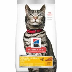 Deals 👍 Science Diet Adult Urinary And Hairball Control Chicken Recipe Dry Cat Food, 3.5 Lb 🌟