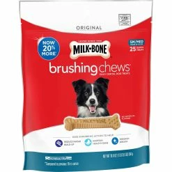 New ???? Milk Bone Brushing Chews Daily Dental Small And Medium ???? Dog Treats 25 Ct. ????