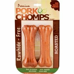 Flash Sale 🧨 Premium Pork Chomps Roasted Pressed Bone 2 Ct., 4.5 In. 🎉