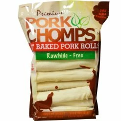 Outlet 😍 Premium Pork Chomps Baked Retriever Roll 🐶 Dog Treats 18 Ct. 🌟