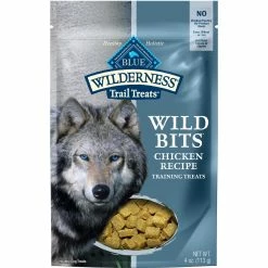 Budget 🔔 Blue Buffalo Wild Chicken Bits 🐶 Dog Treats 4 Oz. 😀