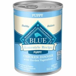Best Pirce 🎉 Blue Buffalo Puppy Homestyle Recipe Chicken Canned 🦮 Dog Food 12.5 Oz. 💯