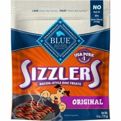 Best reviews of 🤩 Blue Buffalo Sizzlers Pork 🐶 Dog Treats 6 Oz. 🌟