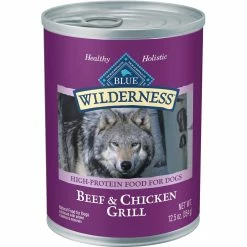 Best Pirce ✨ Blue Buffalo Wilderness Beef And Chicken Canned 🐶 Dog Food 12.5 Oz. ⭐
