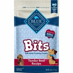 New ???? Blue Buffalo Bits Beef ???? Dog Treats 4 Oz. ⭐