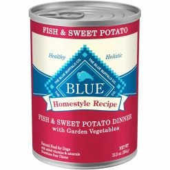 Best Sale ???? Blue Buffalo Homestyle Recipe Fish And Sweet Potato Canned ???? Dog Food 12.5 Oz. ????