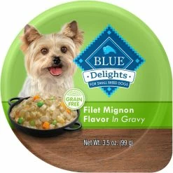 Coupon ✨ Blue Buffalo Delights Small Breed Filet Mignon 🐶 Dog Food 3.5 Oz. ❤️