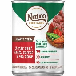 Best Pirce ❤️ Nutro Hearty Stew Chunky Beef, Tom, Carrot And Pea Stew 🐕 Dog Food ⌛