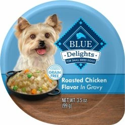 New 🥰 Blue Buffalo Delights Rotisserie Chicken Wet 🐕 Dog Food 3.5 Oz. ⌛