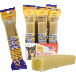 Alternative view of Discount ???? Ultra Chewy Double Treat Bone Bacon And Cheese ???? Dog Treats 2.8 Oz. ????