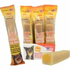 Alternative view of Discount ???? Ultra Chewy Double Treat Bone Peanut Butter ???? Dog Treats 2.8 Oz. ⭐